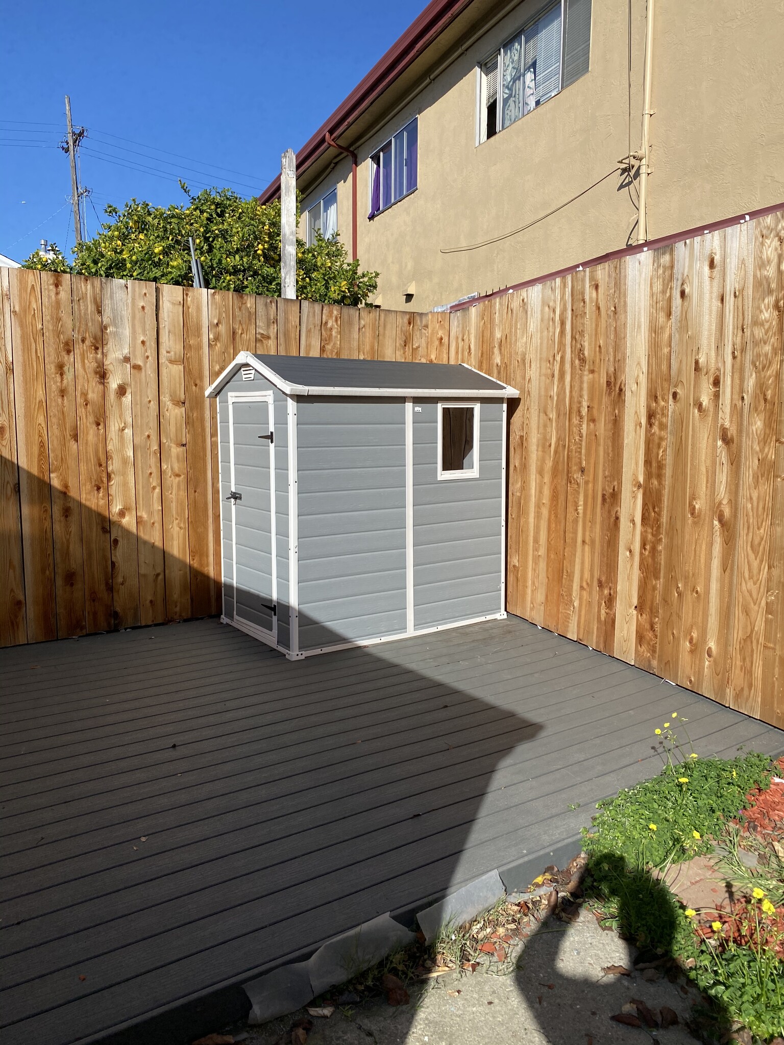 Private Deck with Storage Shed - 9020 Hillside St