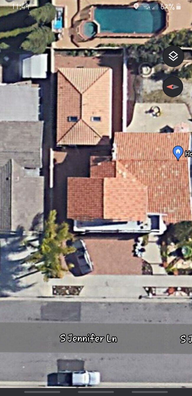 Satellite view - 417 S Jennifer Ln