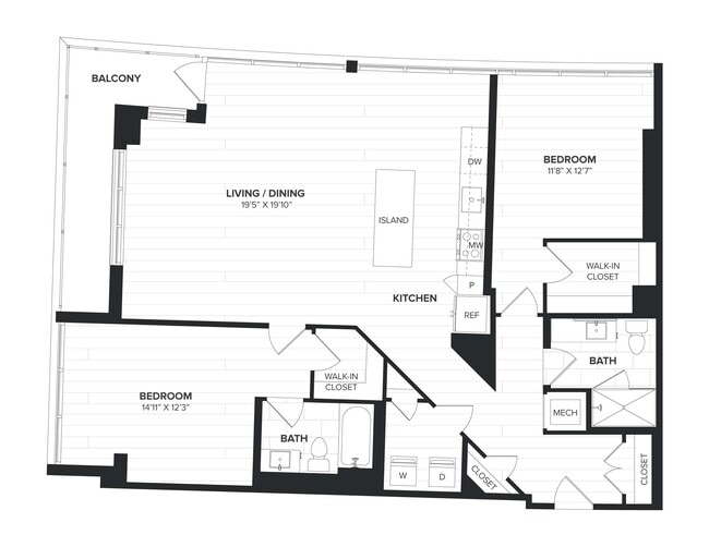 Floorplan - The Milton