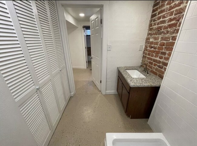 Basement bathroom and storage - 730 Monroe St