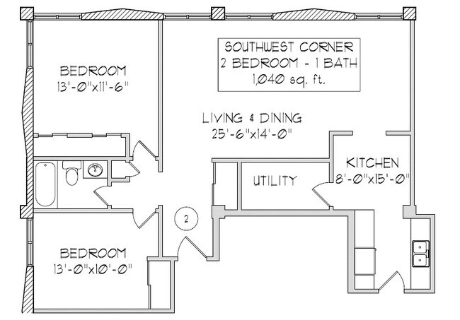 Floorplan - Shorewood East Apartments