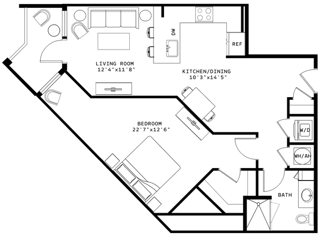 Floorplan - Venable Durham Apartments