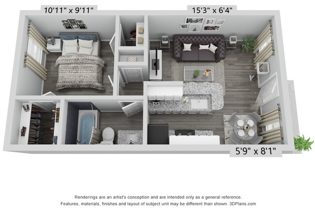 Floorplan - Morgan Place Apartment Homes