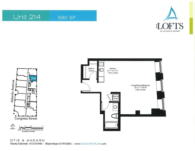 Floorplan - The Lofts at Atlantic Wharf