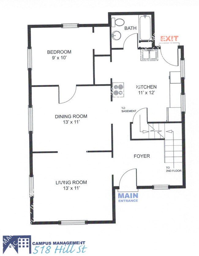 Building Photo - 5 BR Half a Block west of Packard and Hill