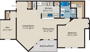 1BR/1BA - Gateway Village Apartments