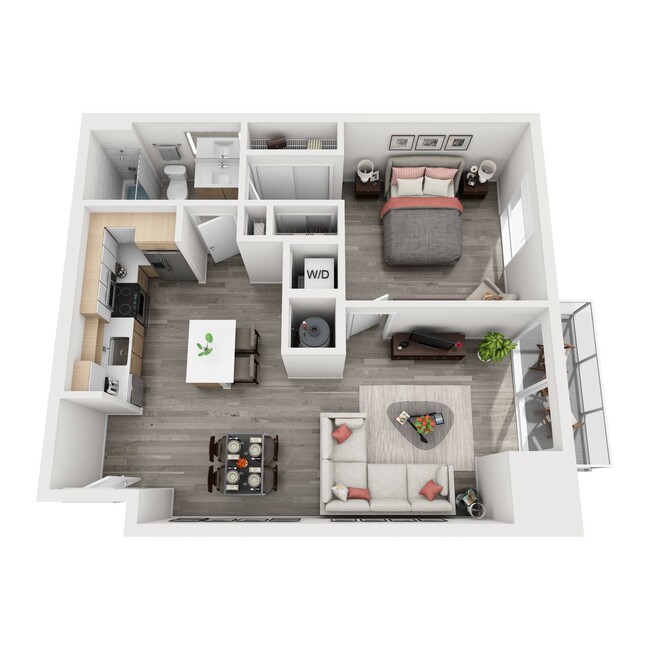 Motion at Dadeland A6-B Floor Plan - Motion at Dadeland