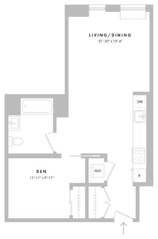 Floorplan - The Hazel Jersey City