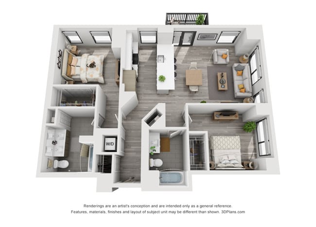 Floorplan - Residences at Addison Clark