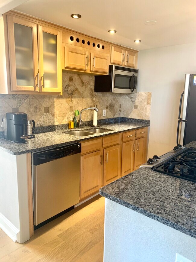 Stainless steel appliances and instant hot water. - 700 E 8th St
