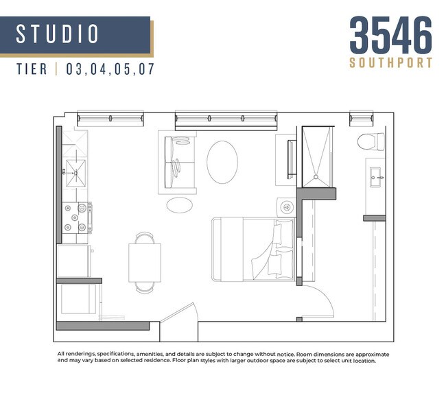 Floorplan - 3546 N Southport Ave