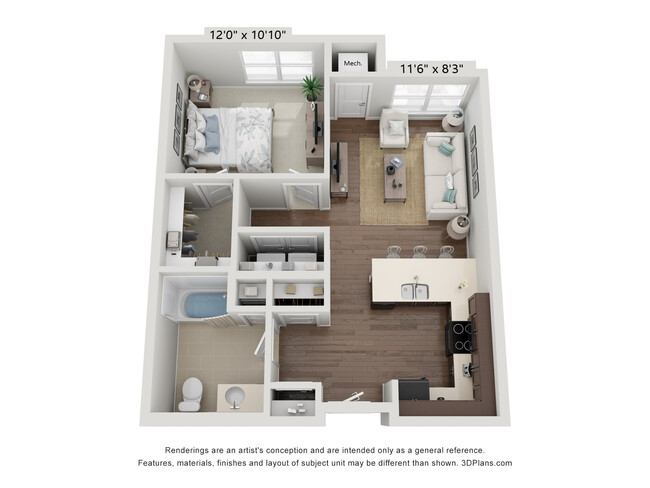 Floorplan - Trailside Lofts