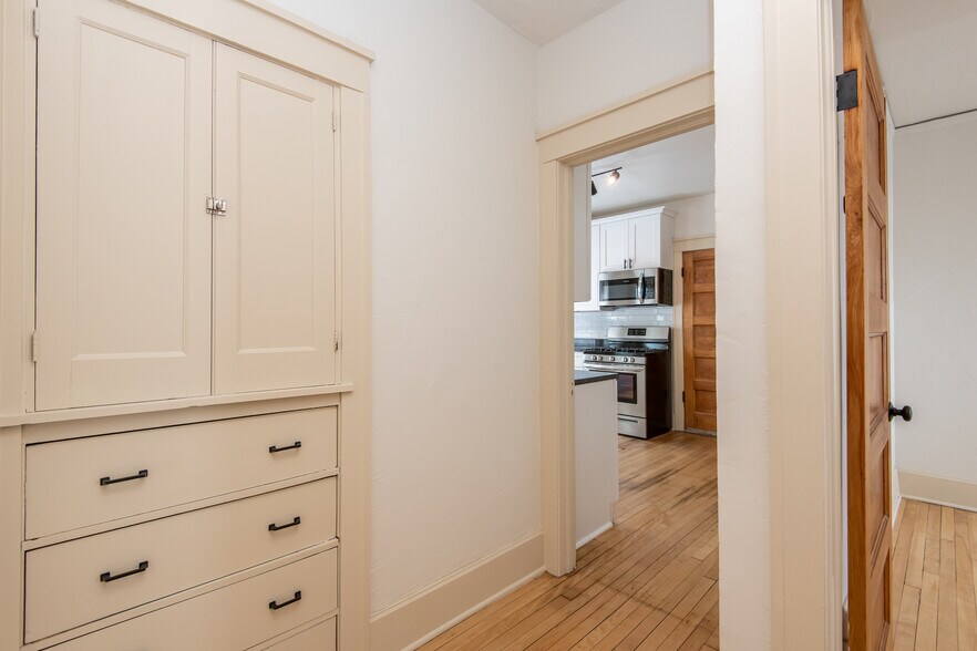 Built-In Storage Cabinets in Hallway - 2415 N Murray Ave