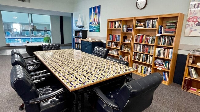 Condo building recreation center and study for tenants. - 532 Ebbtide Cir