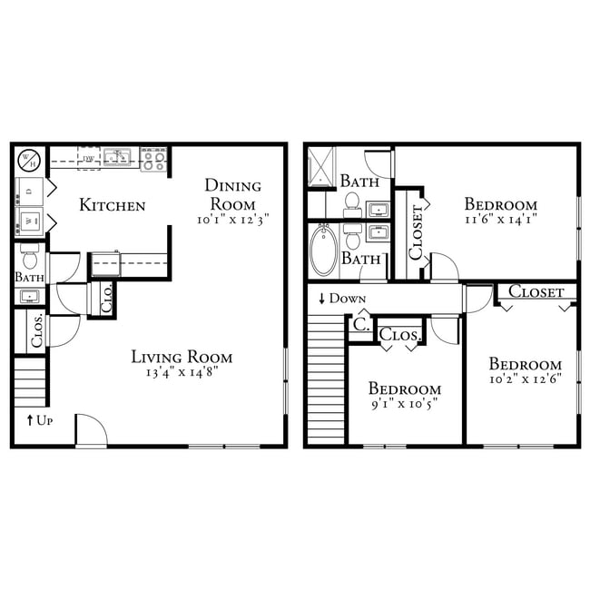 Floorplan - 10 West Apartments