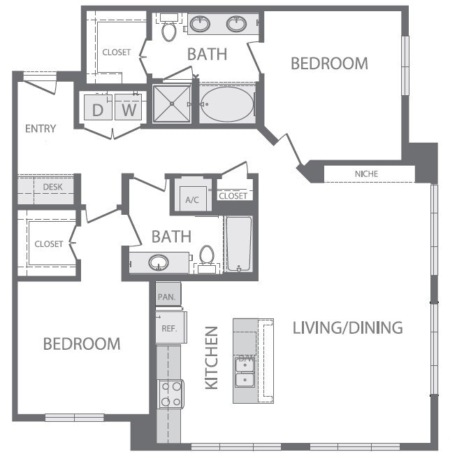 Floorplan - Windsor at West University