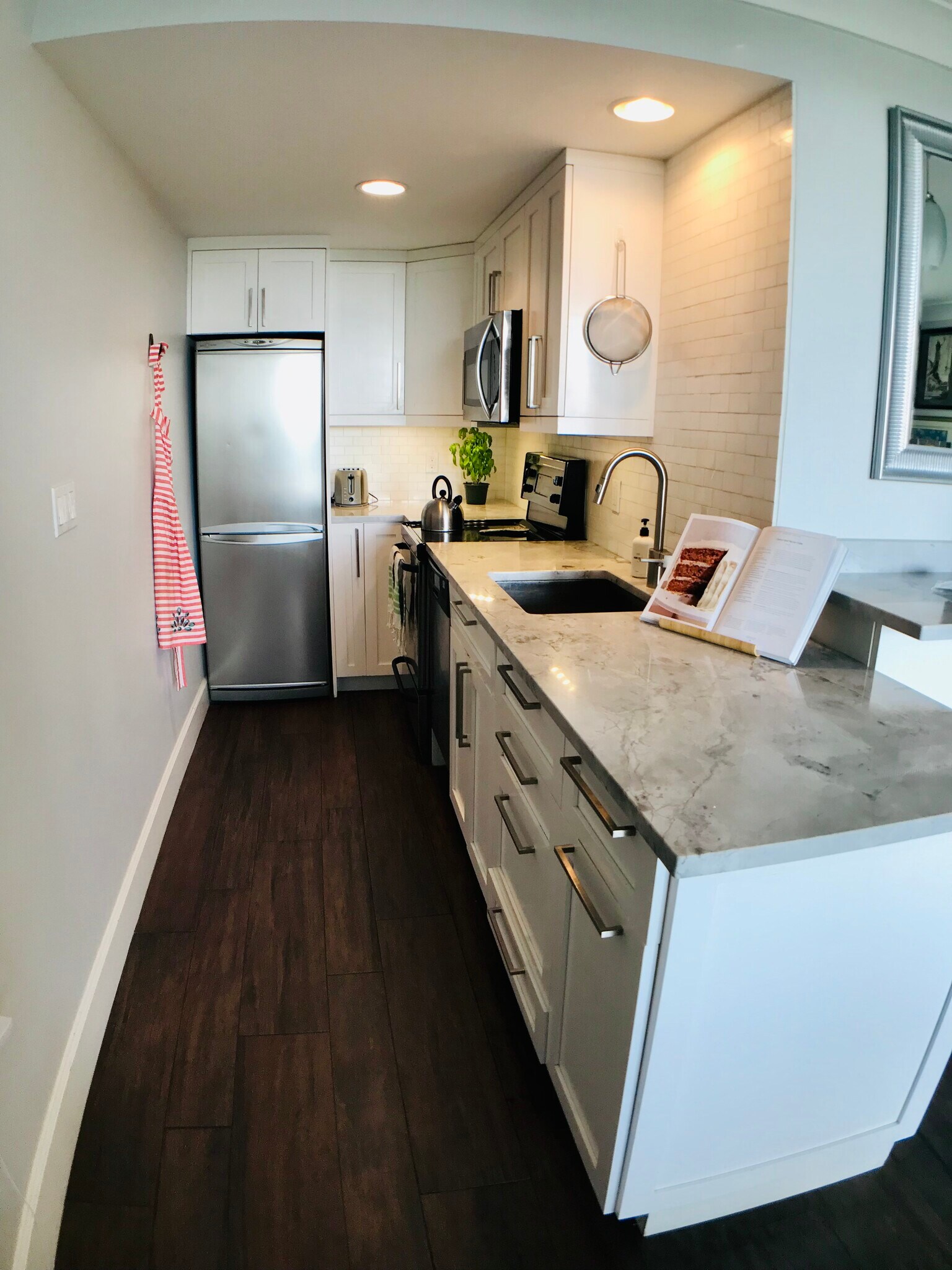 Beautiful quartz countertops and chrome appliances - 15 S Golfview Rd