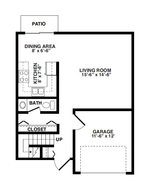 3BR/1.5BA - Raintree West Apartments