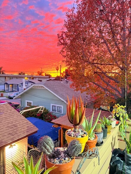View of Sunset from Front Door - 3922 Monroe Ave