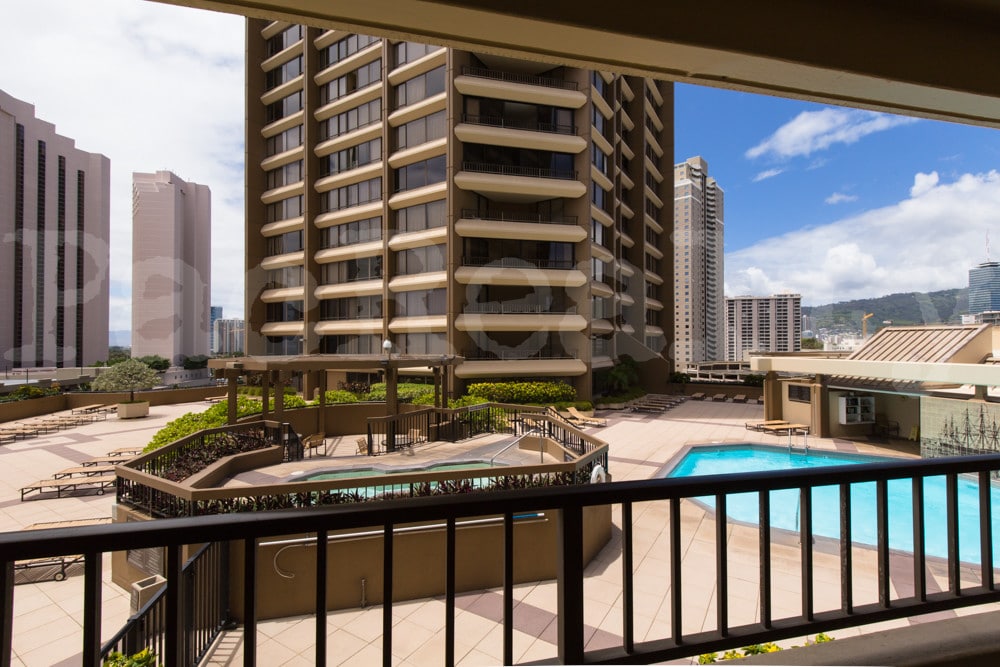 View from your lanai (patio) - 1778 Ala Moana Blvd