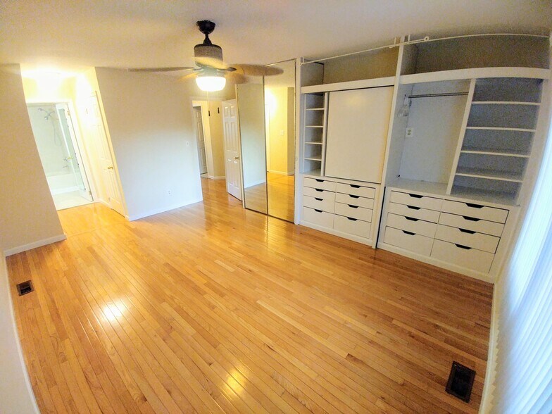 Master bedroom with built-in closets - 15 Hanover Ct
