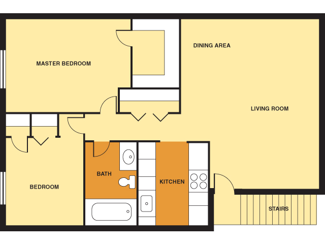 Churchill 2 bedroom - Churchill Square