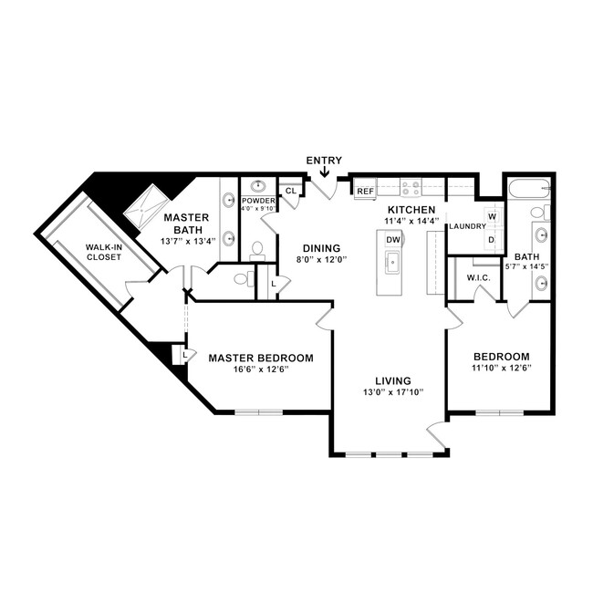 Floorplan - Cornerstone Apartments