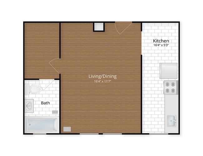 Floorplan - 1630 Park Apartments