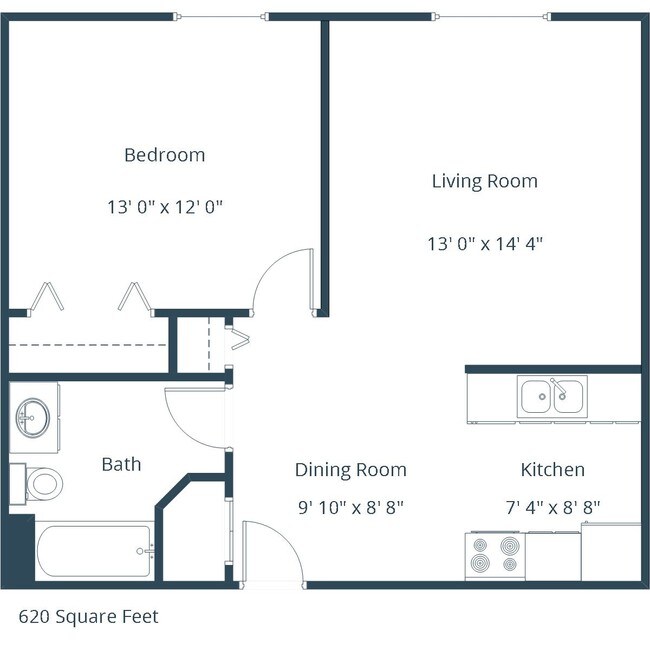 Floorplan - Ashbury Apartment Community