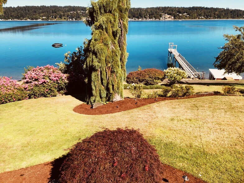 view from the main bedroom & deck - 7107 120th St NW
