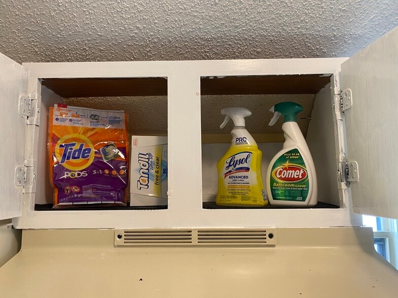 Cleaning supplies - 523 21st St N