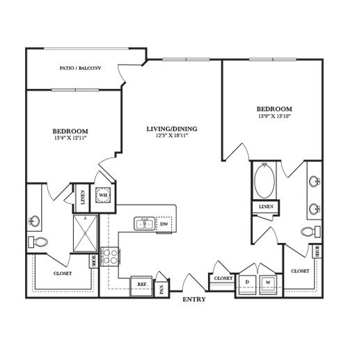 Floorplan - Rocklyn at Samuels Ave