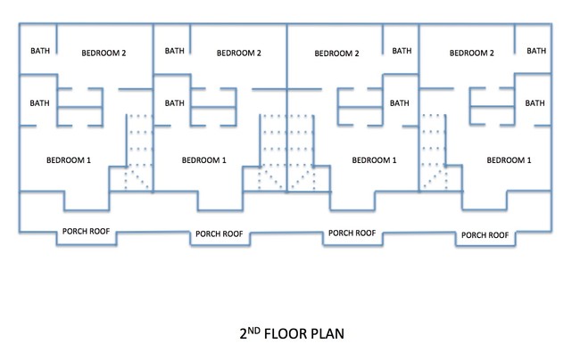 Floor Plan - 2nd Floor - Avenue Townhomes