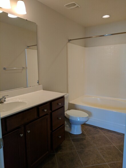 Bathroom upstairs with linen closet - 205 Spring Gardens Drive