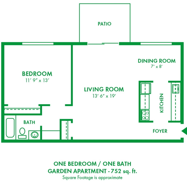 Floorplan - Park City South Apartments