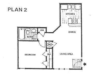 Floorplan - Village Green Apartments