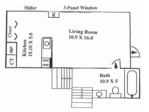 Studio - James Court Apartments