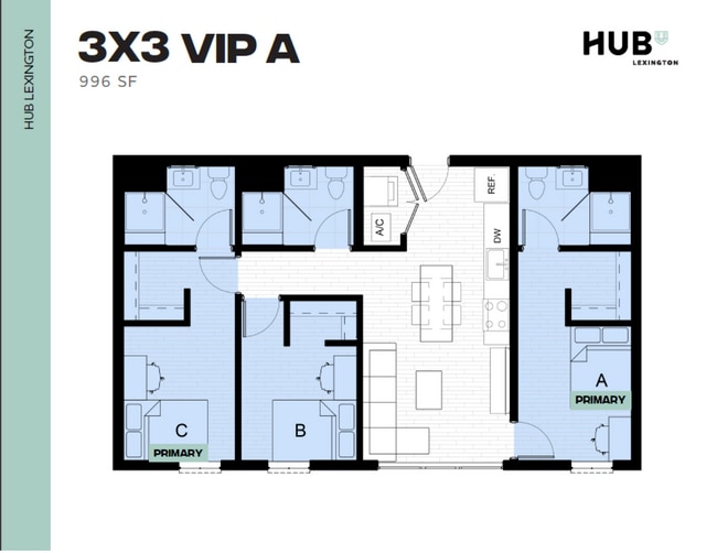 3x3 VIP A - Hub Lexington Upper