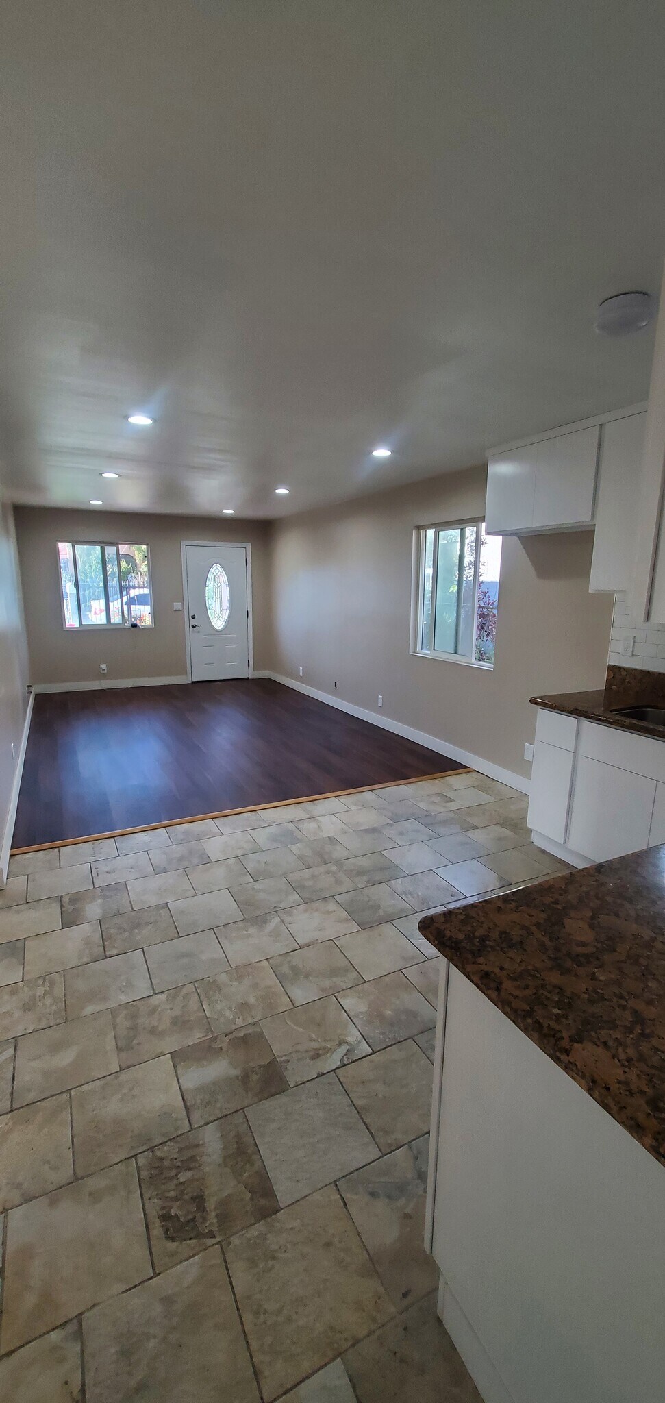 Kitchen and living room - 956 E 55th St