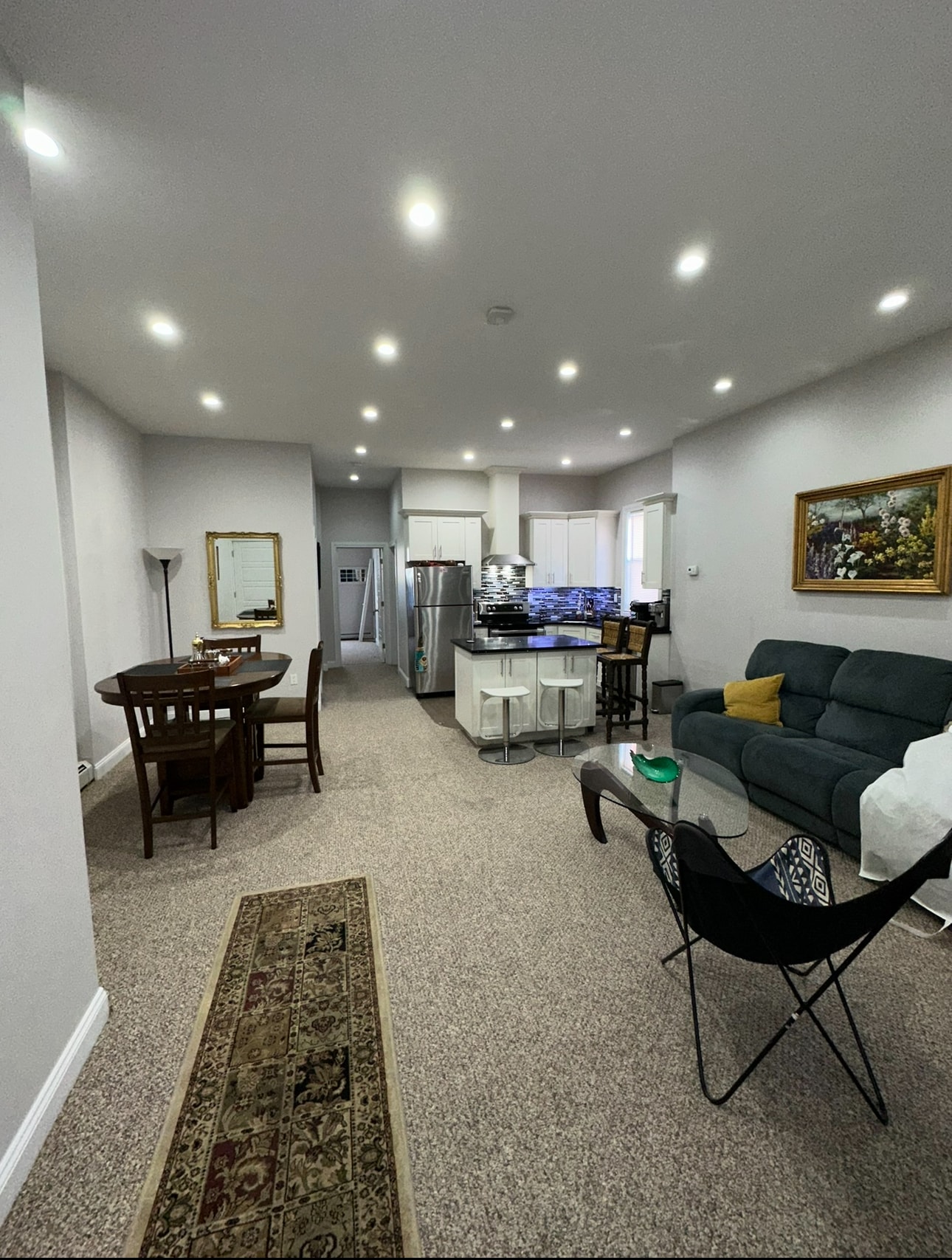 Living room and kitchen - 288 Hendrix St