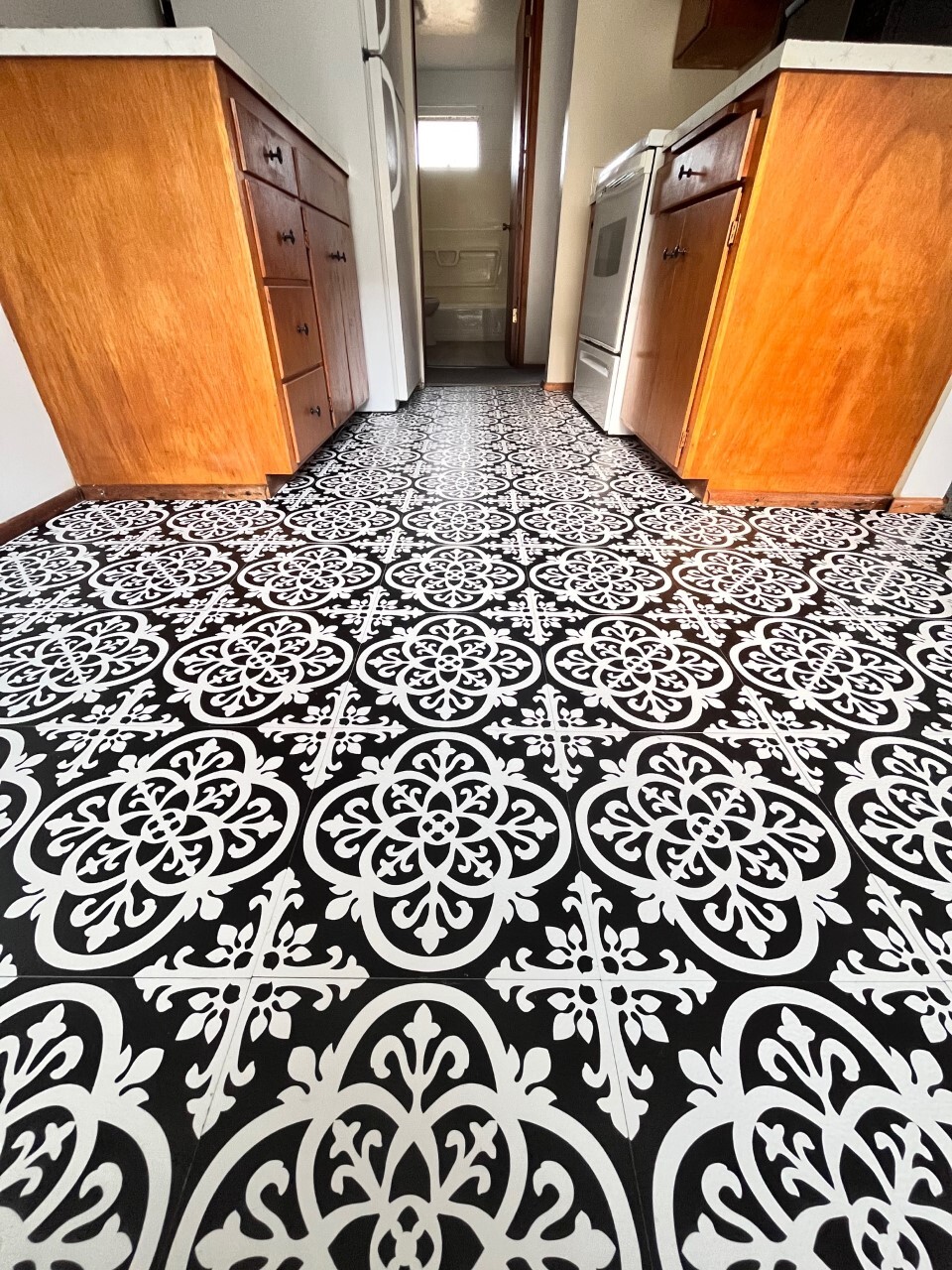 New Tiled Kitchen Floor - 1634 SW 114th St