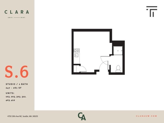 Floorplan - Clara Apartments