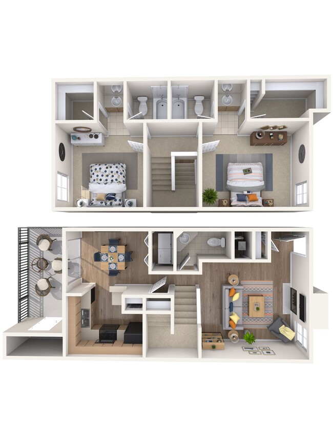 Floorplan - Urban Palms Apartment Homes