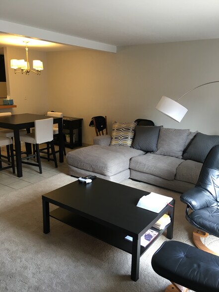 Living room, dining area in back - 3000 Colorado Ave
