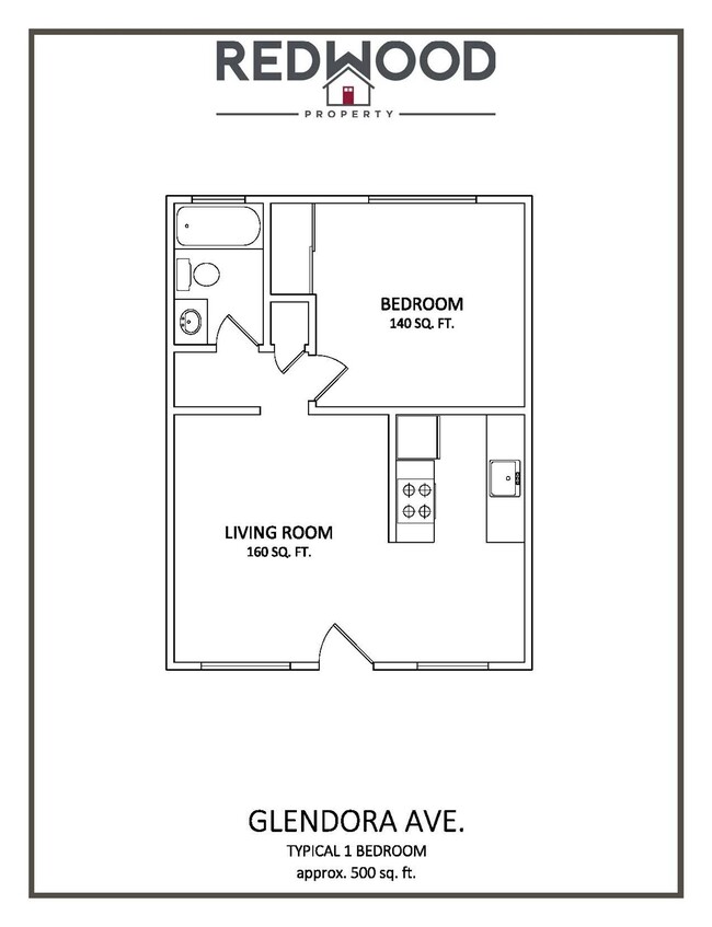 Floorplan - Lincoln Courtyards at 531 Glendora Avenue