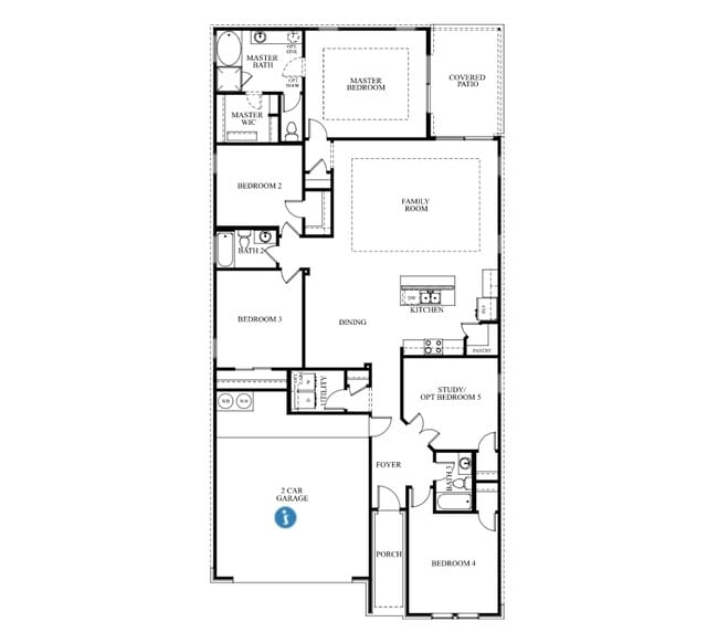 Building Photo - FIVE BEDROOM, THREE BATH 1-STORY HOME