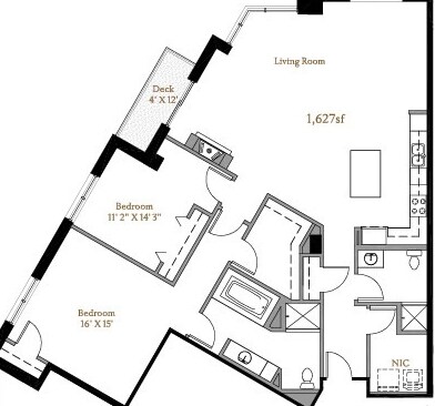 2BR/2BA - The Westerly