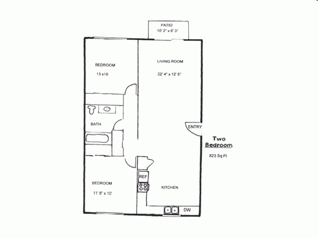 2BR/1BA - Villa d'Shirl-Lee Apartments