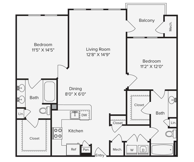 Floorplan - Avalon Arlington North