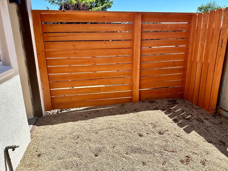 Private fenced in outdoor space - 345 E Taylor St
